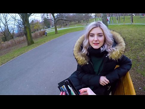 ❤️ Połyka gorące cum nieznajomego za pieniądze - blowjob w parku przez Evę Elfie Quality sex at us ❤